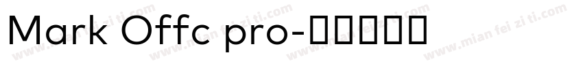 Mark Offc pro字体转换
